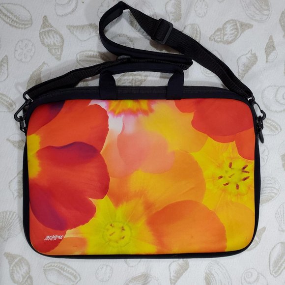 Designer Sleeves 17" Spring Flowers Laptop case - Picture 3 of 4